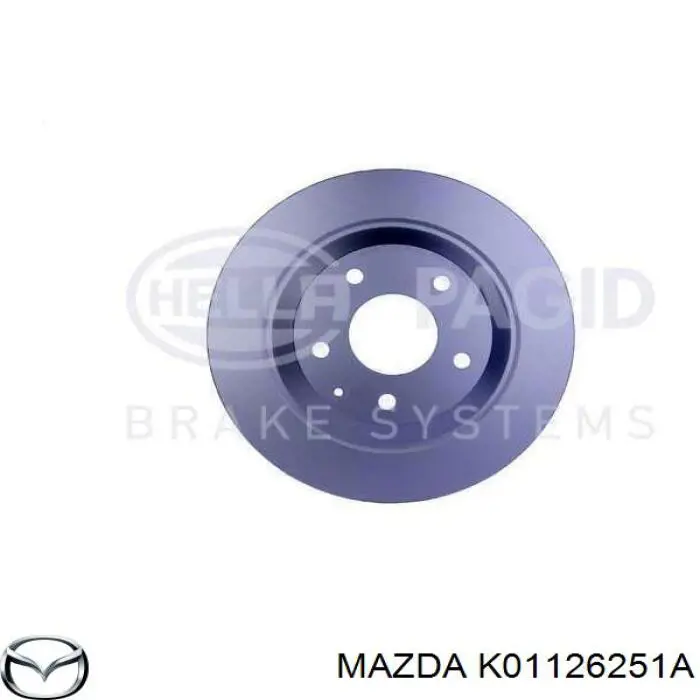 Гальмівні диски K01126251A Mazda