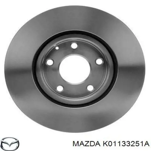 Диск переднього гальма Mazda K01133251A ціна, від 44.94 USD