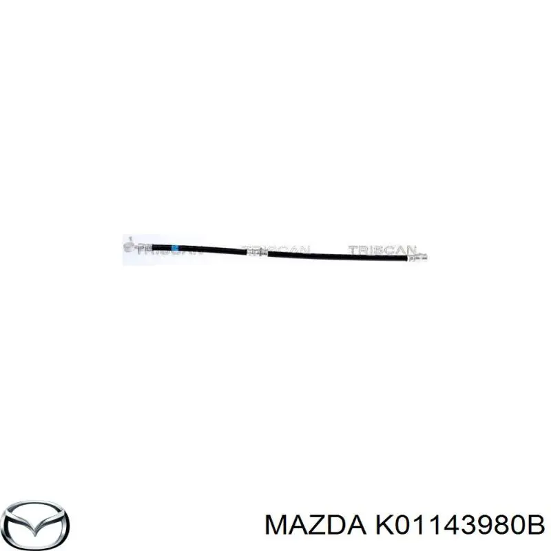 Шланг гальмівний передній, правий Mazda K01143980B ціна, від 19.08 USD