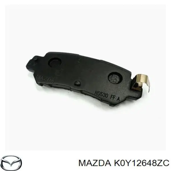 Задні гальмівні колодки Mazda K0Y12648ZC ціна, від 23.17 USD