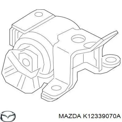  Подушка (опора) двигуна, ліва Mazda 6 