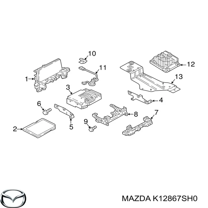 K12867SH0 Mazda 