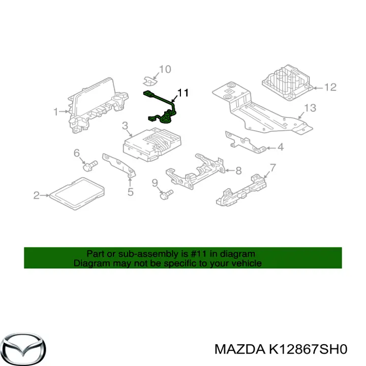  Mazda K12867SH0 ціна, від 56.24 USD