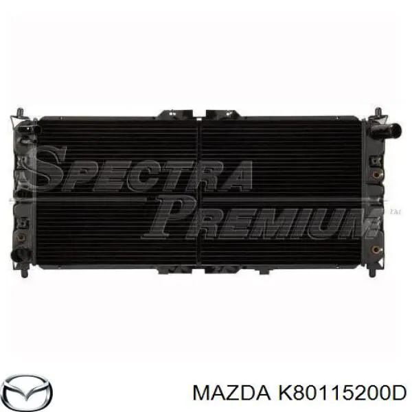 Радіатор охолодження двигуна на Mazda MX-3 EC