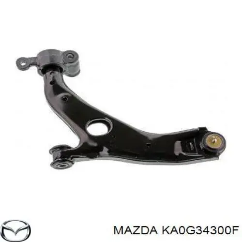 Важіль передньої підвіски нижній, правий KA0G34300F Mazda