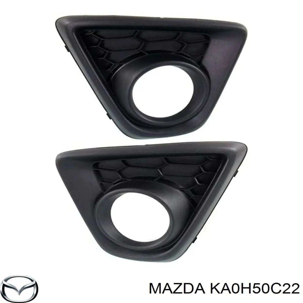 KA0H50C22 Mazda Решітка протитуманних фар ліва