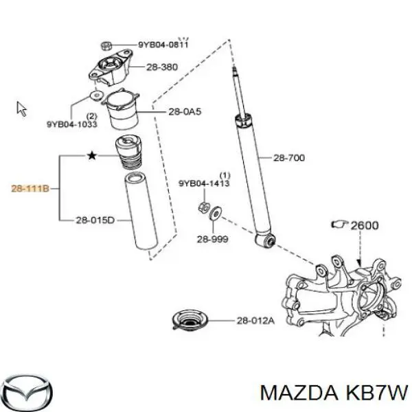  Mazda KB7W ціна, від 59.12 USD