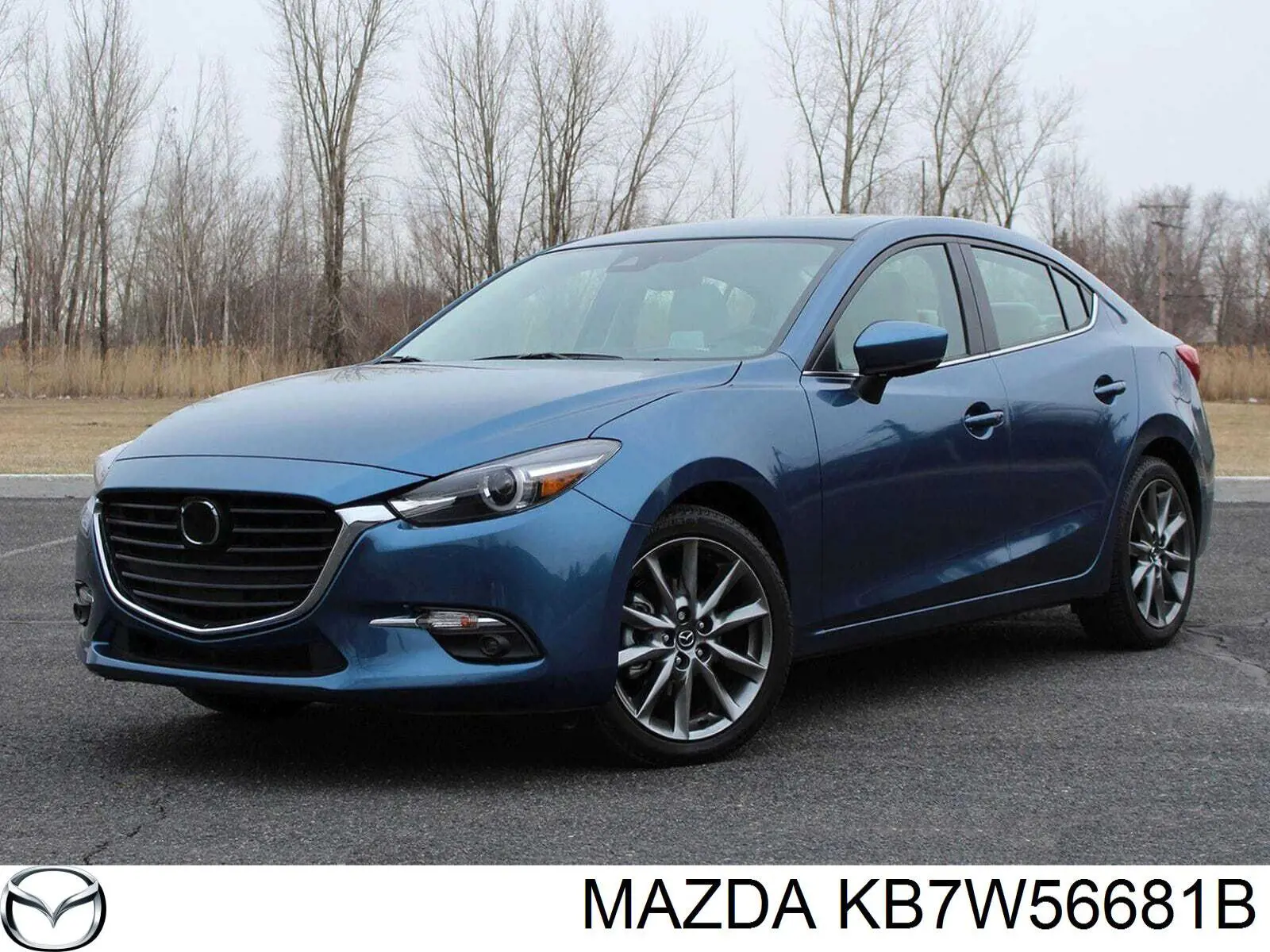 KB7W56681B Mazda Утеплювач капота