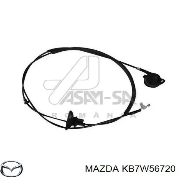 Купити KB7W56720 Mazda Трос капота