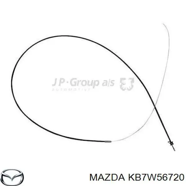 Трос відкриття капота Mazda KB7W56720 ціна, від 15.67 USD