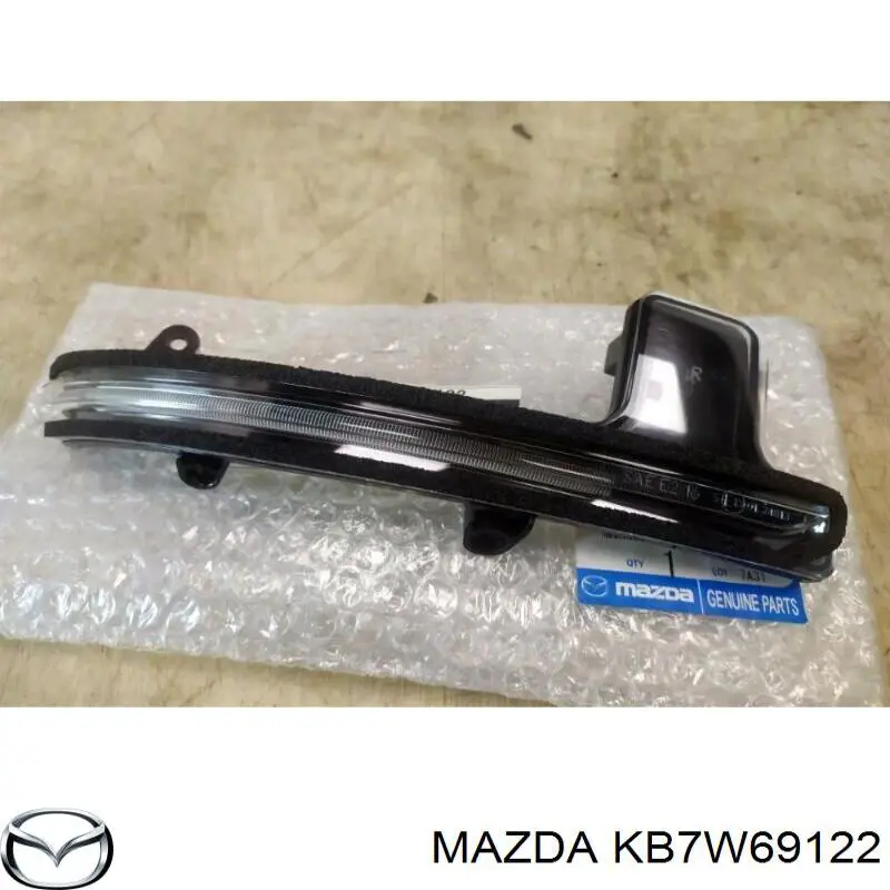 KB7W69122 Mazda Покажчик повороту дзеркала, правий