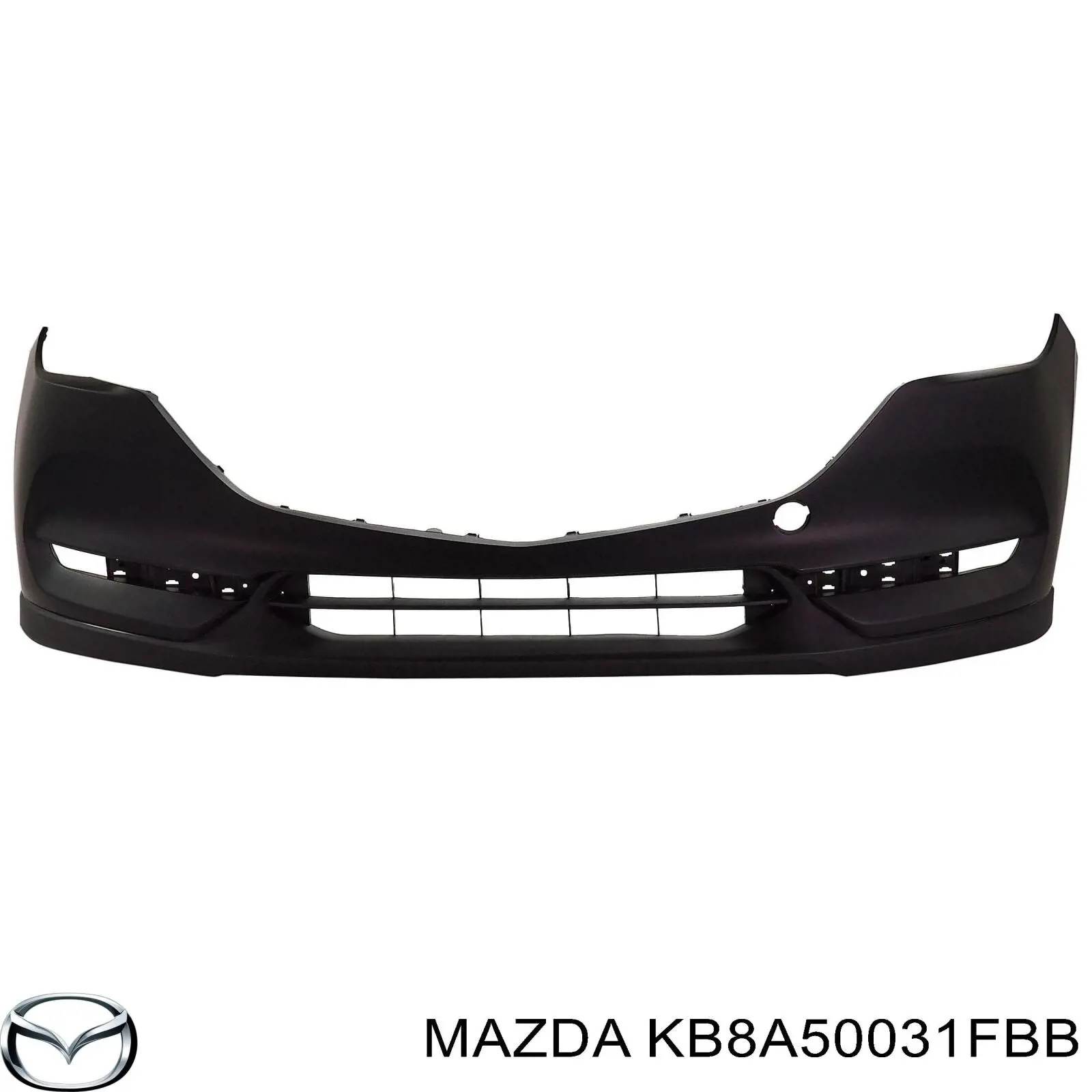 Бампер передній KB8A50031FBB Mazda