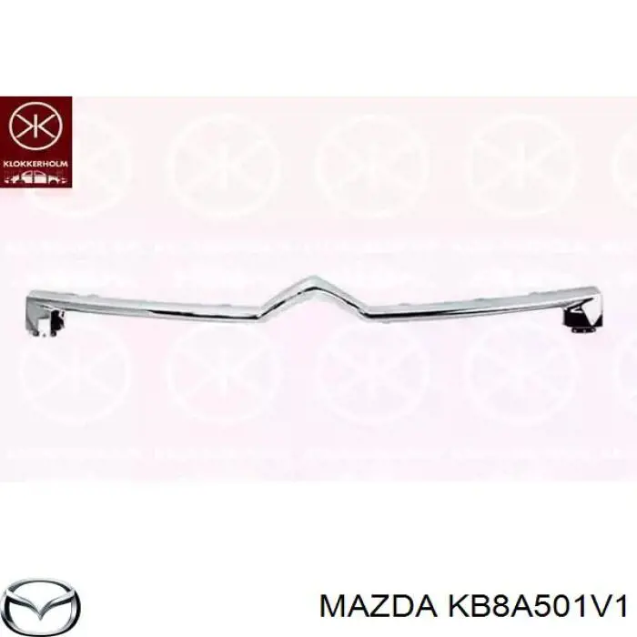 Повітропровід (дефлектор) радіатора, лівий KB8A501V1 Mazda