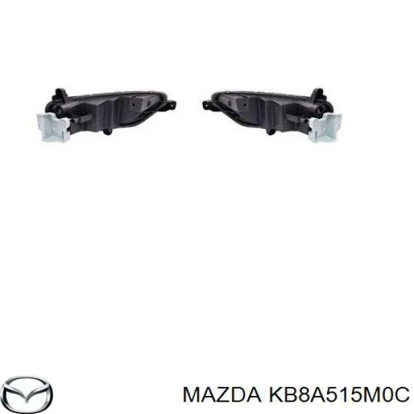 Катафот (відбивач) заднього бампера, лівий KB8A515M0C Mazda