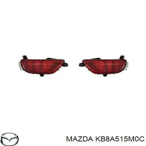 Купити KB8A515M0C Mazda Лівий відбивач заднього бампера