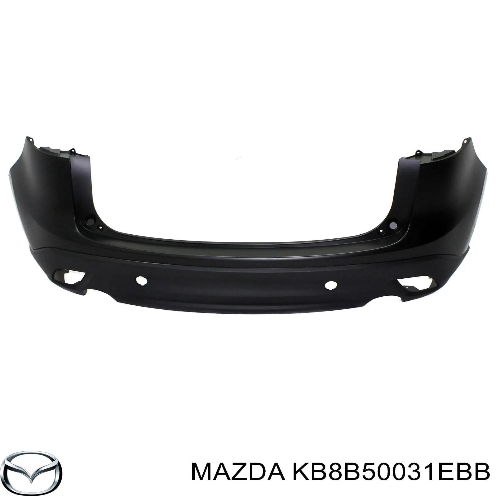 KB8B50031EBB Mazda Бампер передній в зборі