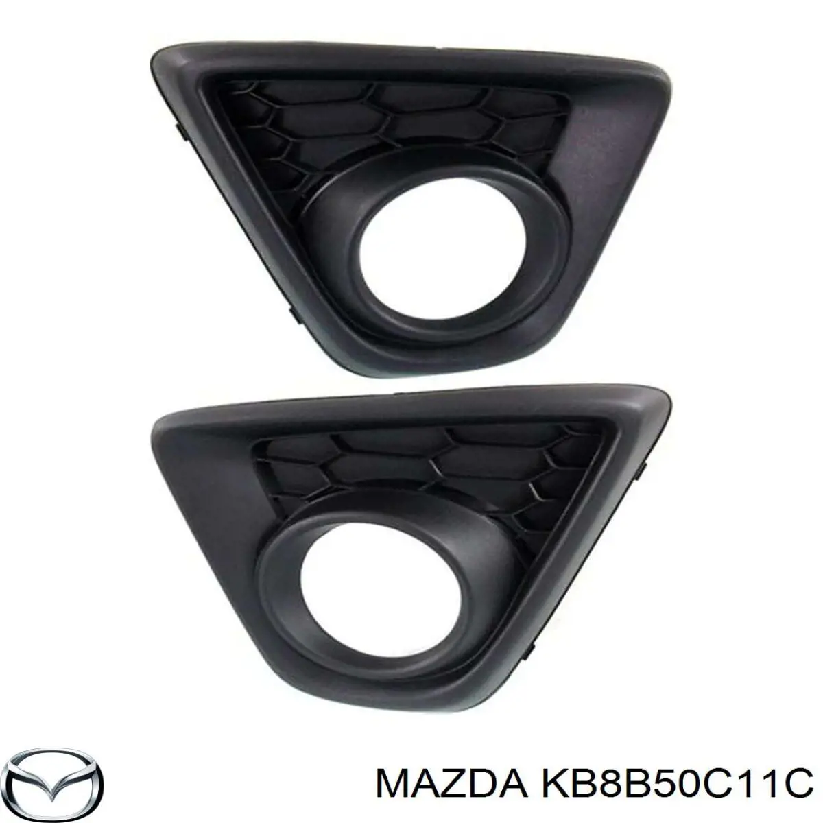 KB8B50C11C Mazda Решітка переднього бампера, права