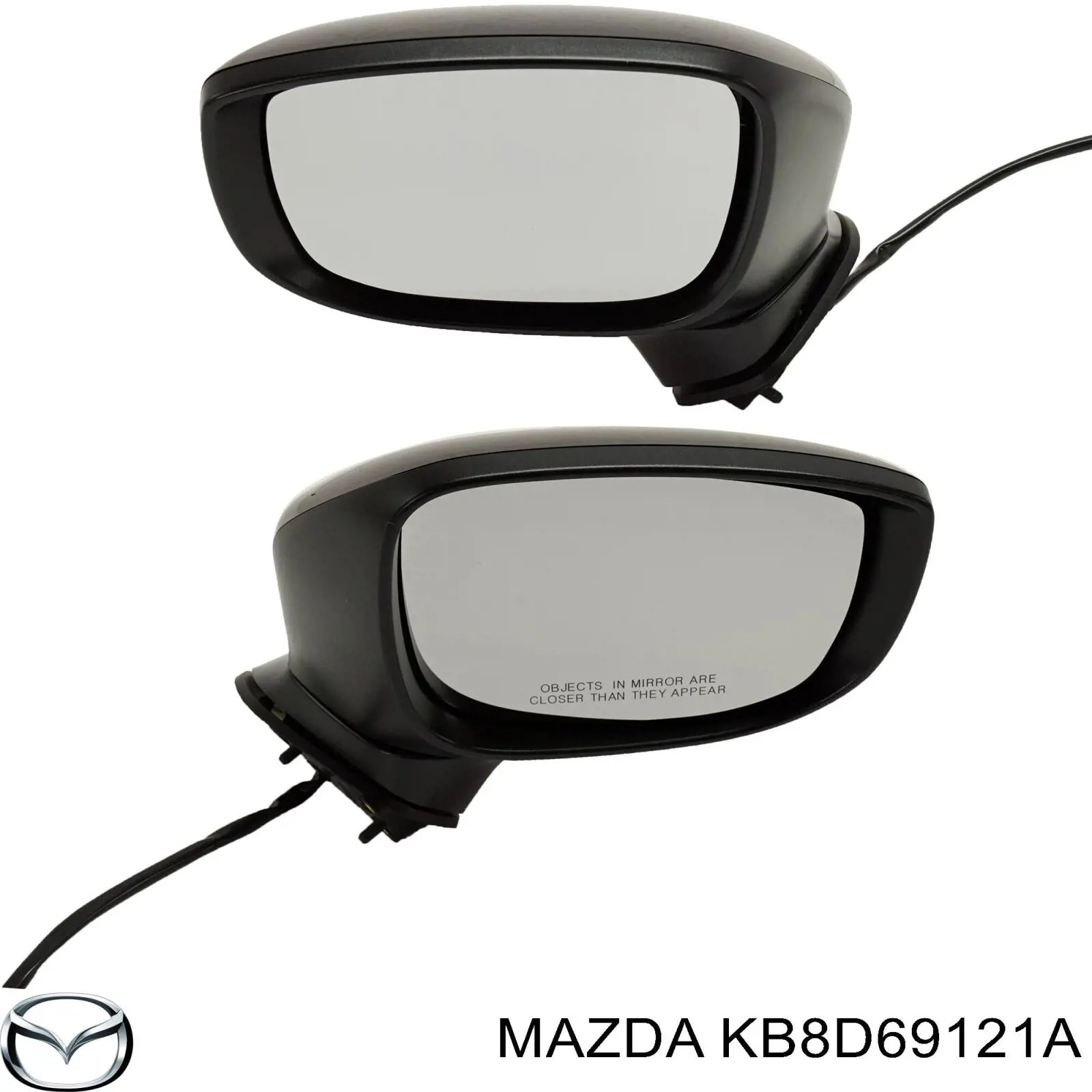 Праве бічне дзеркало Signeda VMZM1099EBR ціна, від 125.85 USD