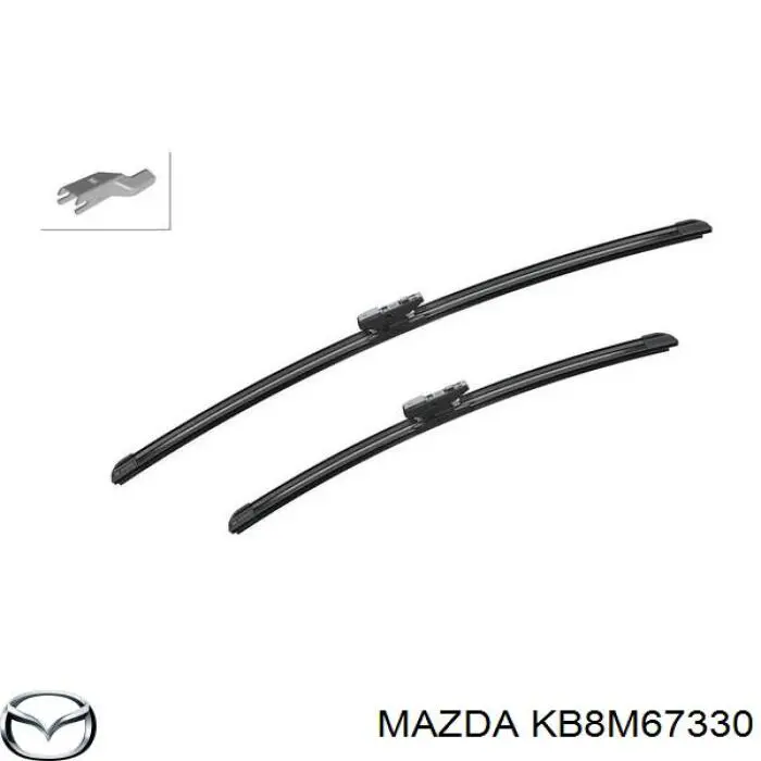 KB8M67330 Mazda щітка-двірник лобового скла, водійська