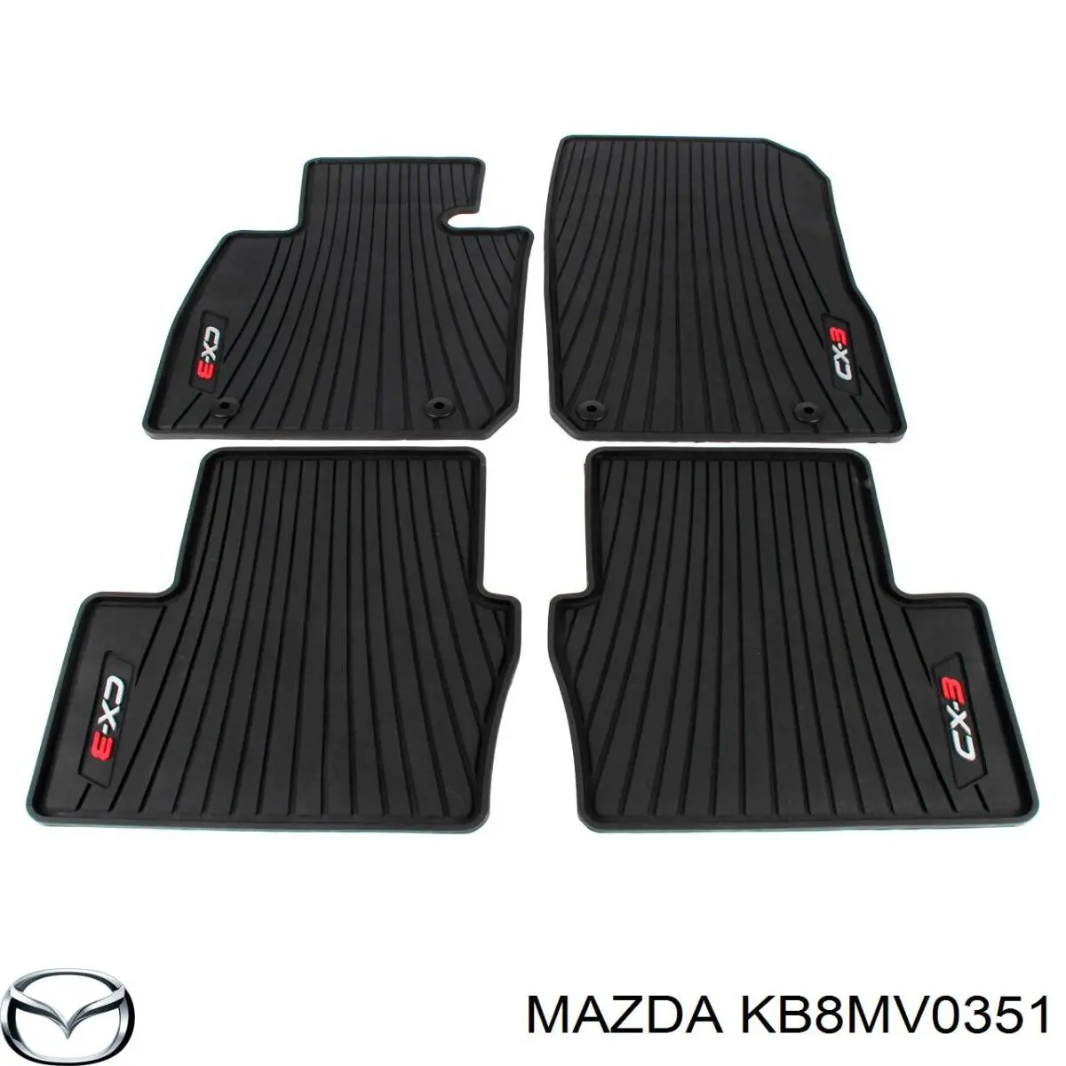 Коврики KB8MV0351 Mazda