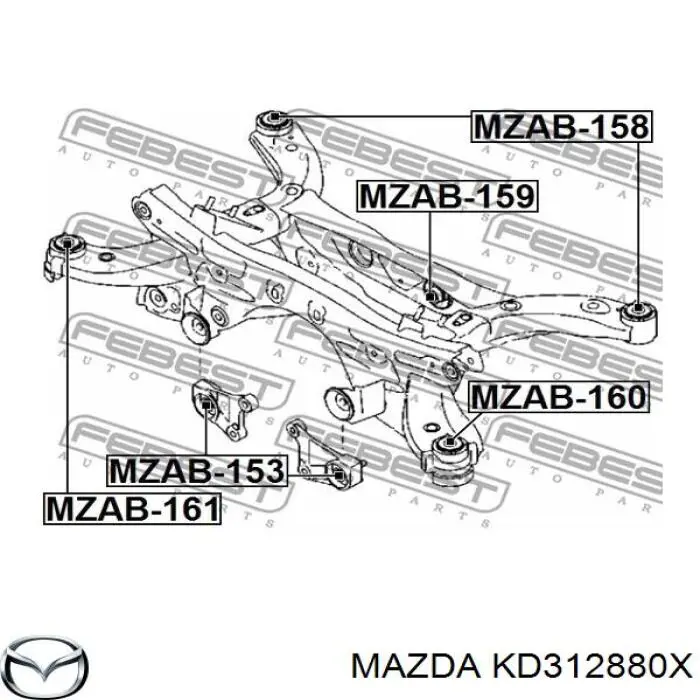 KD312880X Mazda 
