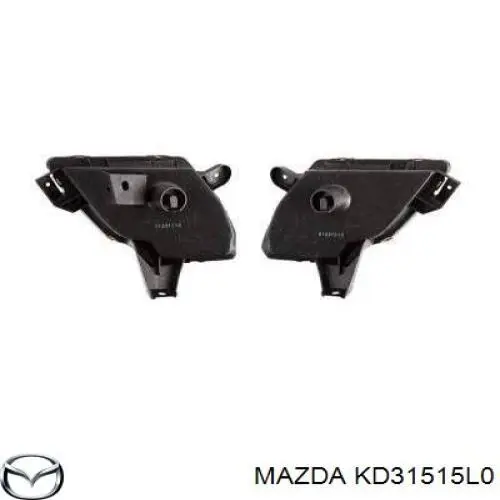 KD31515L0 Mazda Правий відбивач бампера