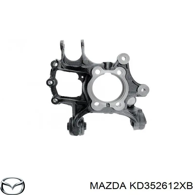 KD352612XB Mazda Цапфа поворотна ліва