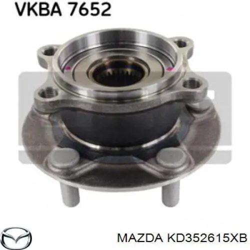 Маточини задніх коліс Mazda KD352615XB ціна, від 63.84 USD