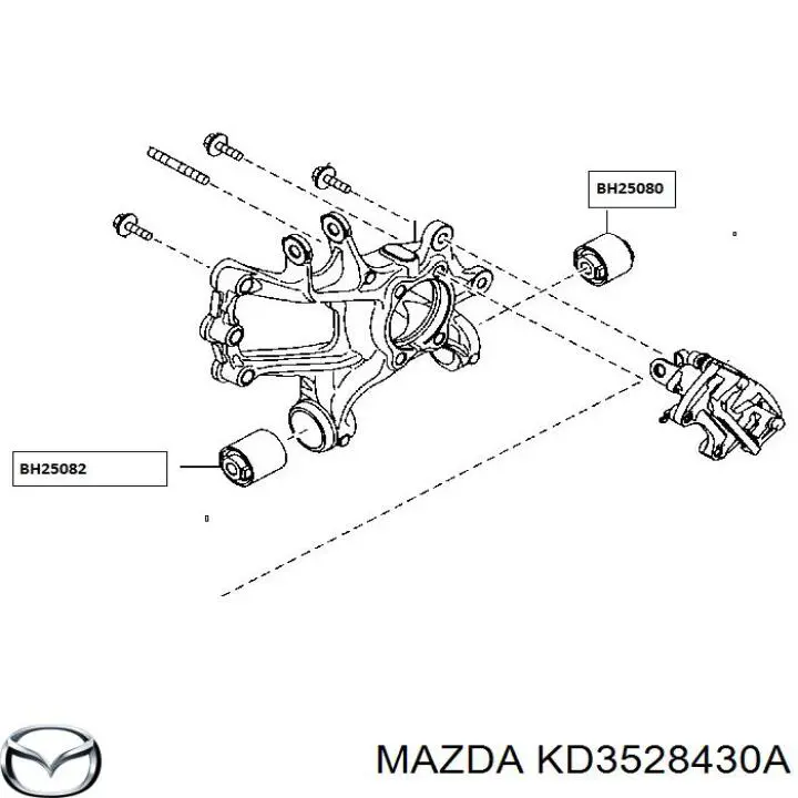 Купити RXD8562 Caster Сайлентблок цапфи задньої