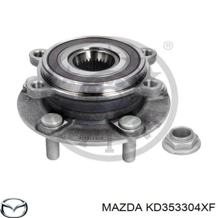 Маточина передня KD353304XF Mazda