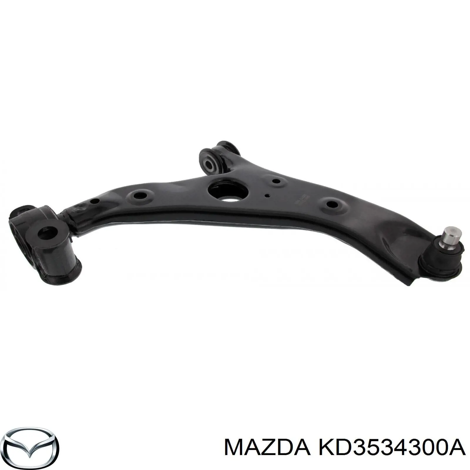 Важіль передньої підвіски нижній, правий KD3534300A Mazda