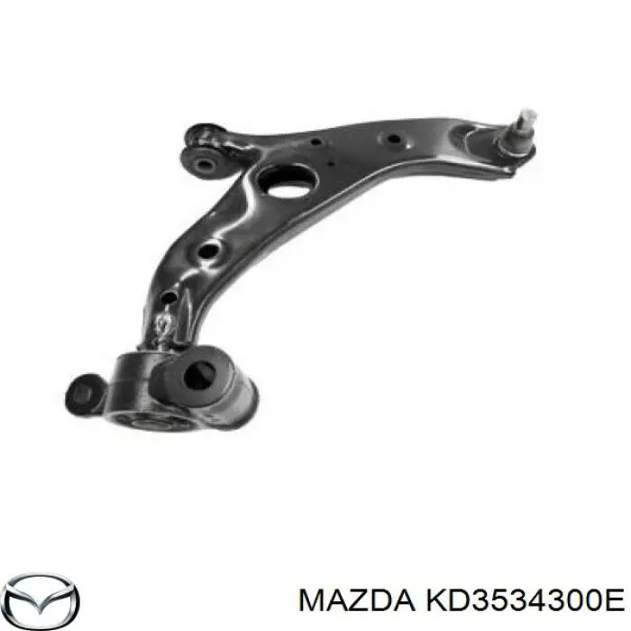 Важіль передньої підвіски нижній, правий Mazda KD3534300E ціна, від 53.52 USD