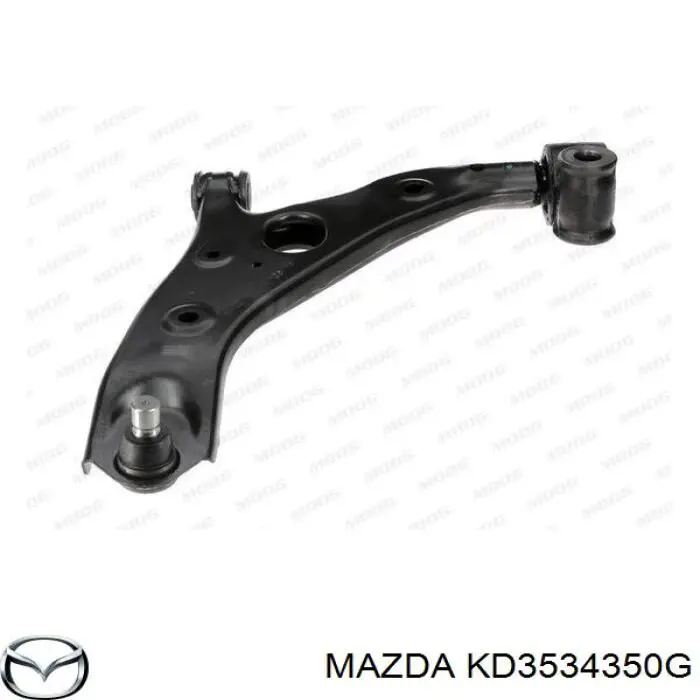 Важіль передньої підвіски нижній, лівий KD3534350G Mazda