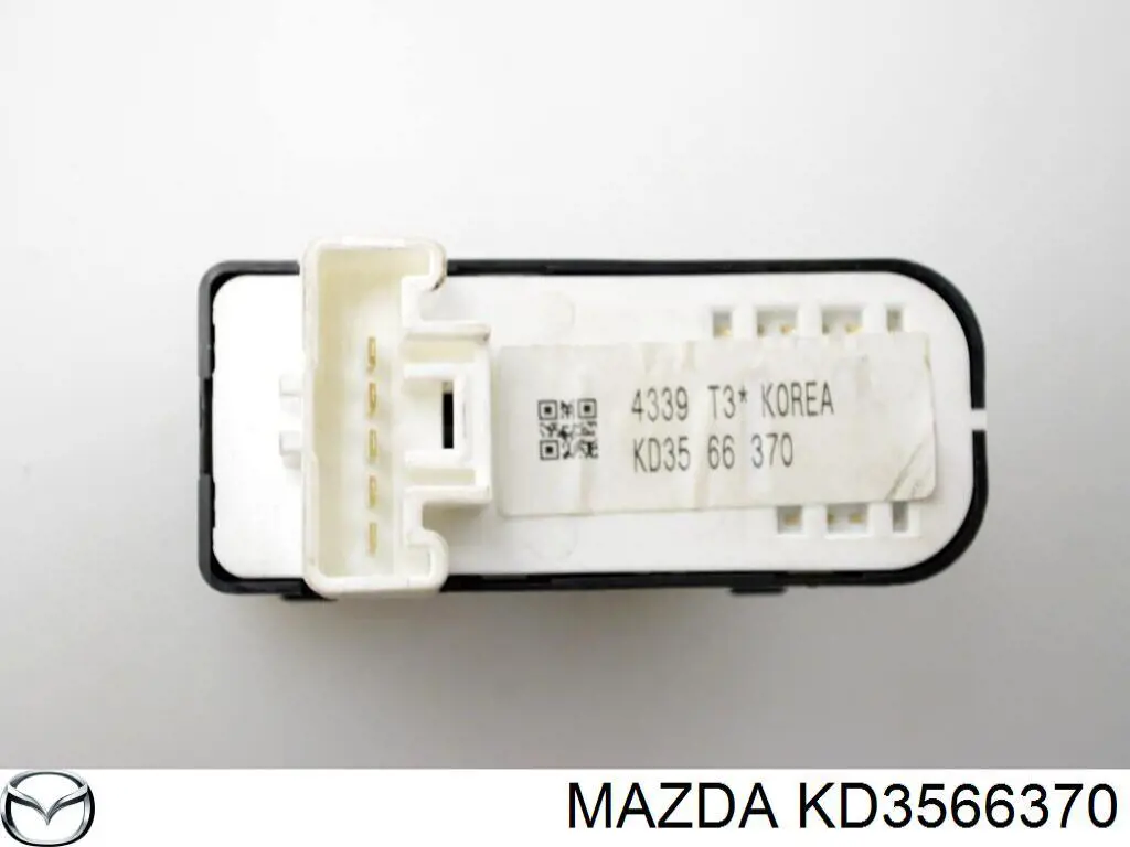 Кнопковий блок керування склопідіймачами передній правий KD3566370 Mazda