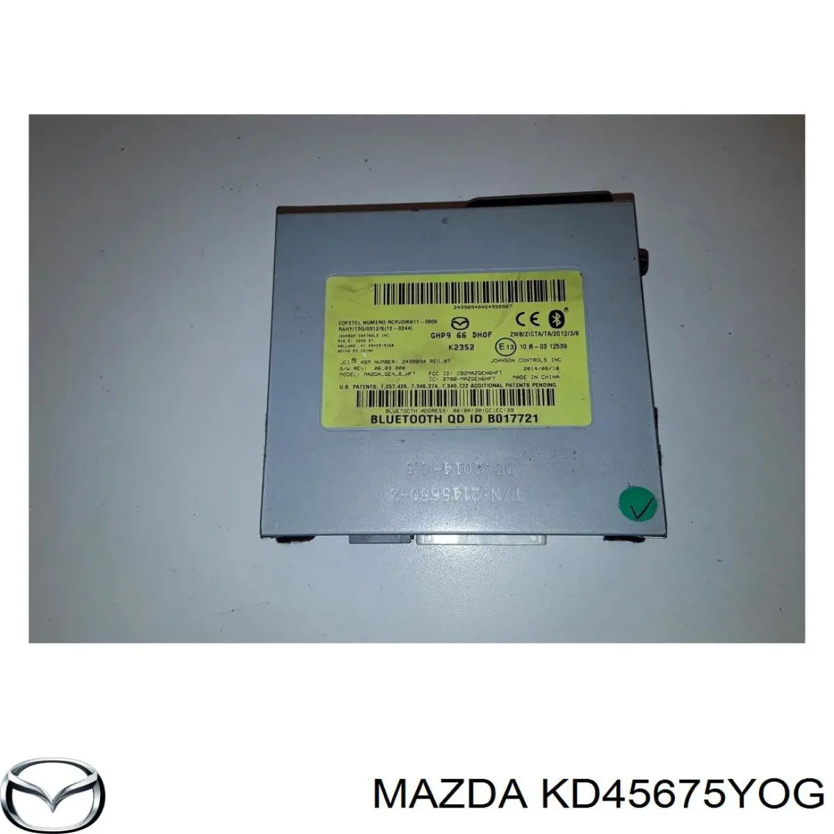 KD45675YOG Mazda 