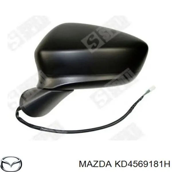 Ліве бічне дзеркало Mazda KD4569181H ціна, від 140.74 USD
