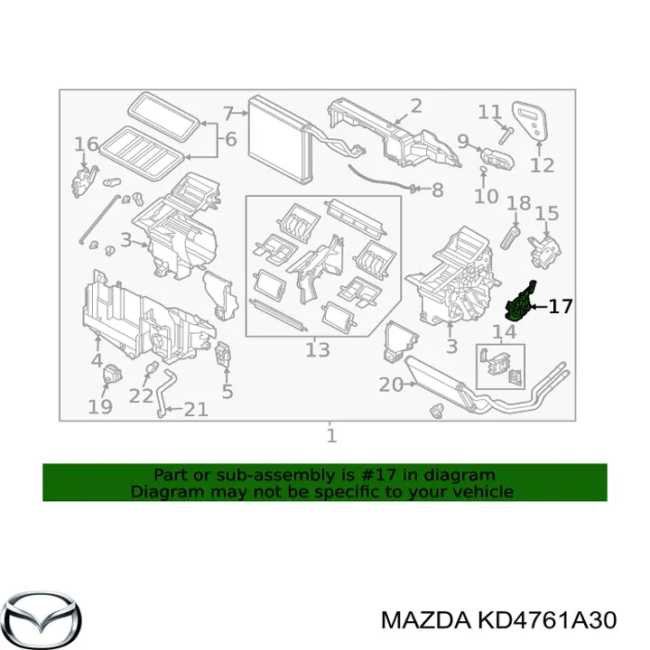  Mazda KD4761A30 ціна, від 8.87 USD