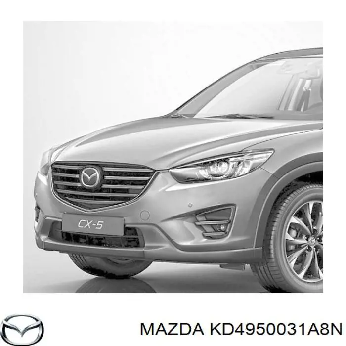 Бампер на авто Mazda KD4950031A8N ціна, від 81.00 USD