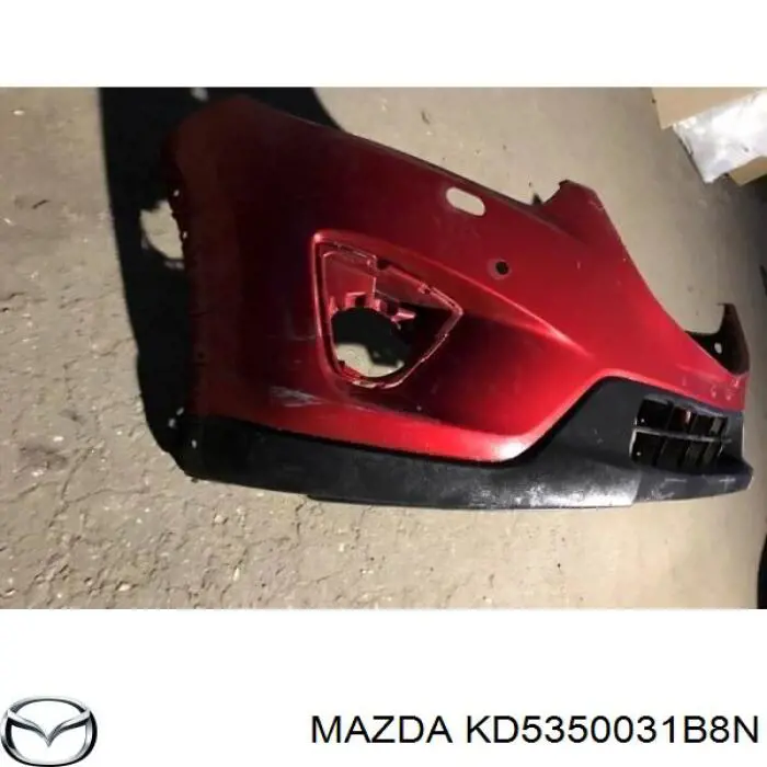 KD5350031B8N Mazda Бампер передній в зборі
