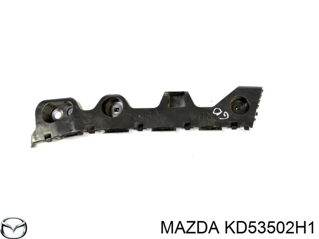 KD53502H1 Mazda Кронштейн бампера заднього, зовнішній правий