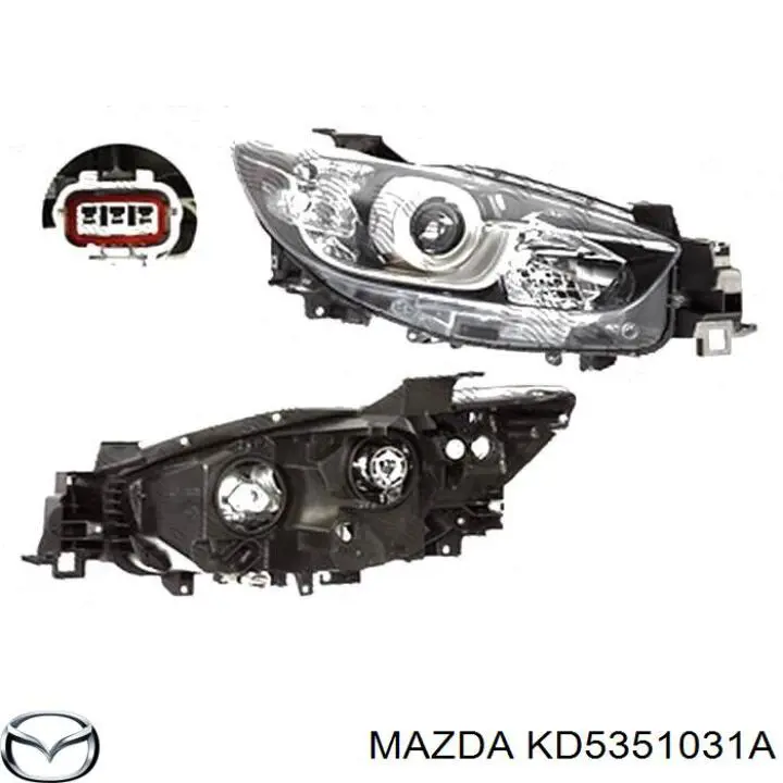 Фара права KD5351031A Mazda