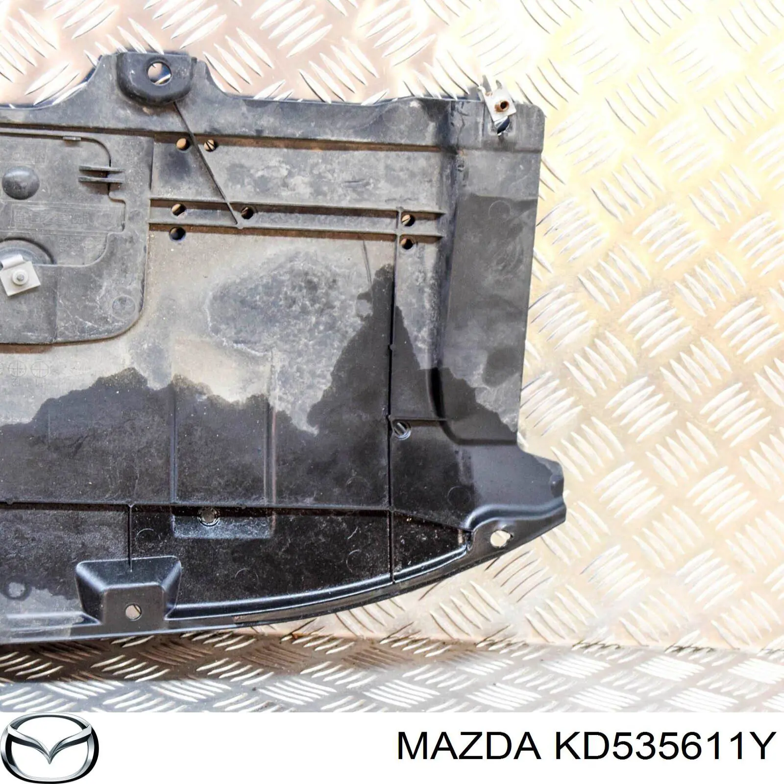 Захист бампера переднього KD535611Y Mazda
