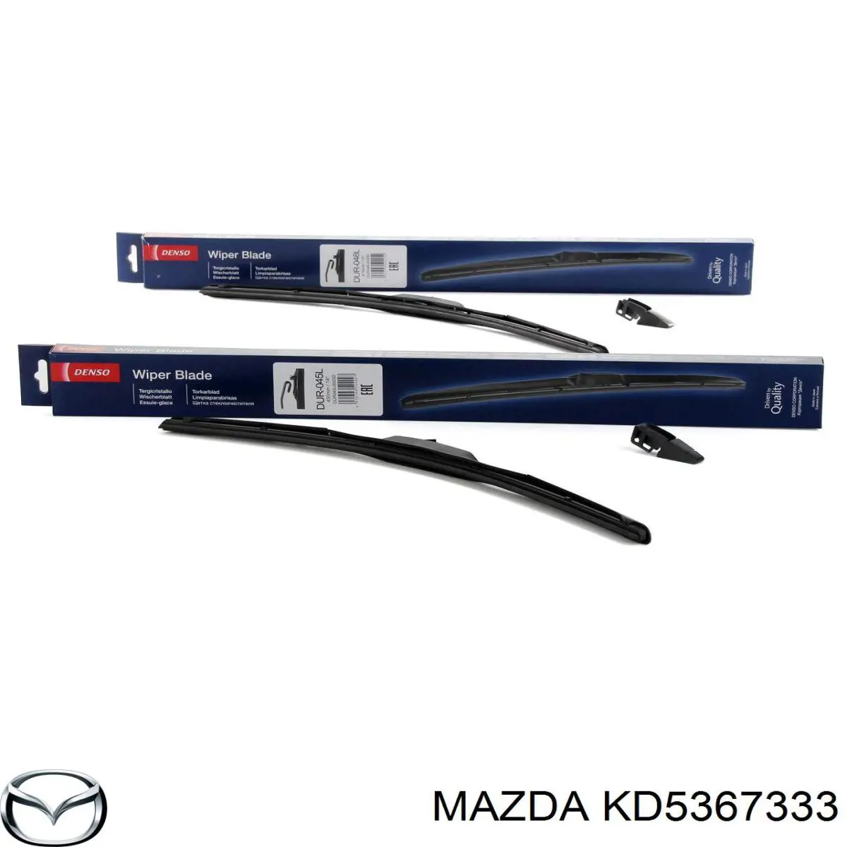 Щітка-двірник лобового скла, пасажирська Mazda KD5367333 ціна, від 7.52 USD