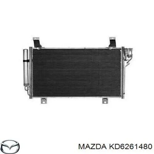Купити KD6261480 Mazda Радіатор системи охолодження кондиціонера