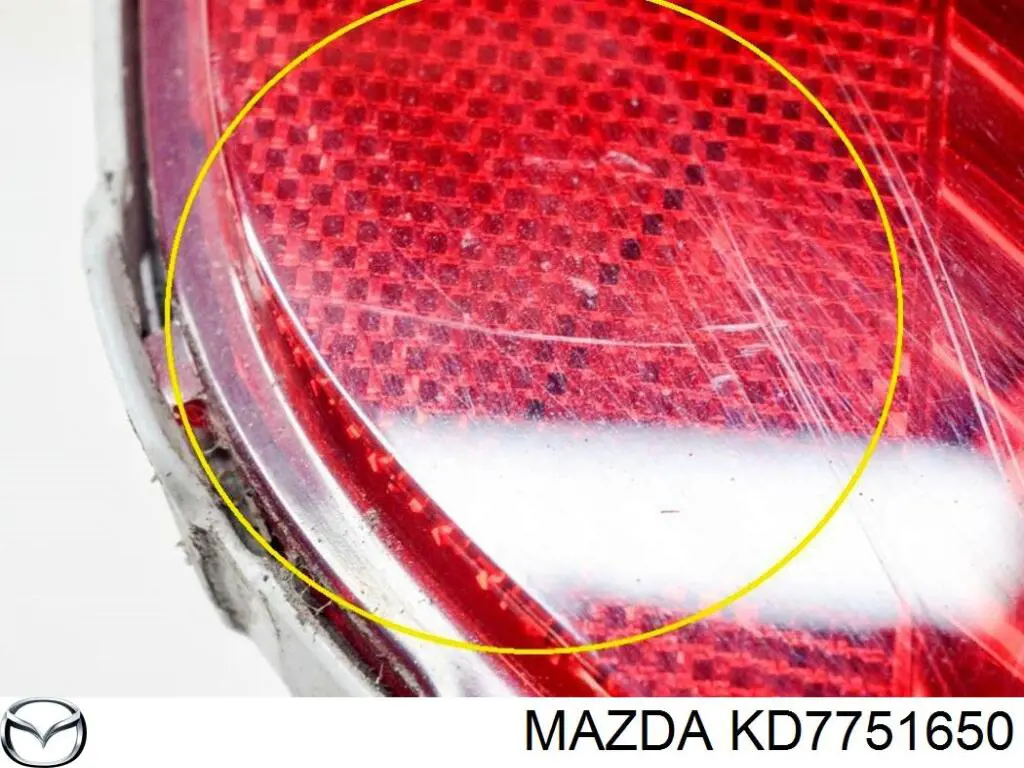 Фара протитуманна задня, права KD7751650 Mazda