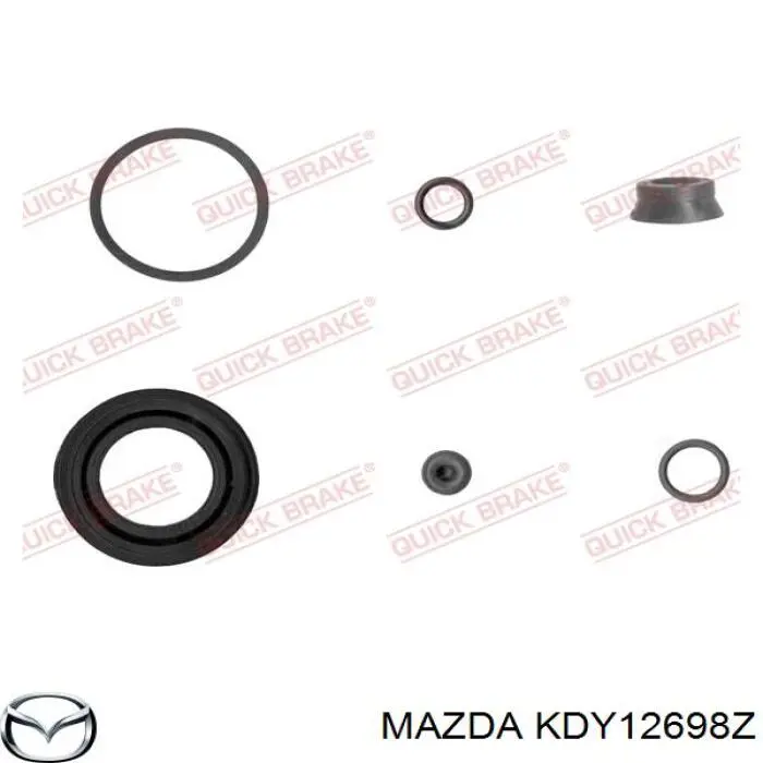 Супорт гальмівний задній правий Mazda KDY12698Z ціна, від 51.47 USD