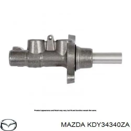 Циліндр головний гальма (Гідротормоз) Mazda KDY34340ZA ціна, від 73.85 USD
