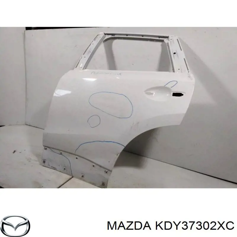 Двері задні Mazda KDY37302XC ціна, від 190.04 USD
