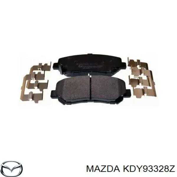 Передні тормозні колодки KDY93328Z Mazda