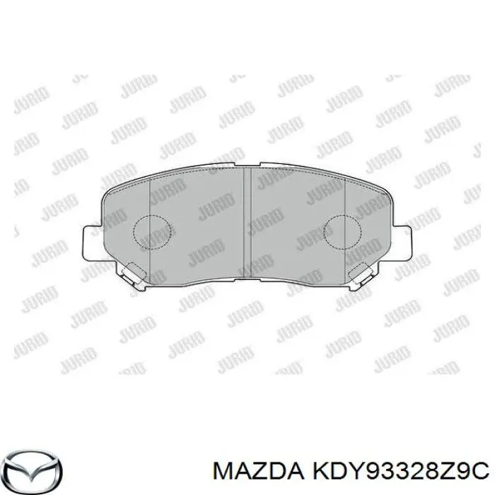KDY93328Z9C Mazda колодки гальмівні передні, дискові